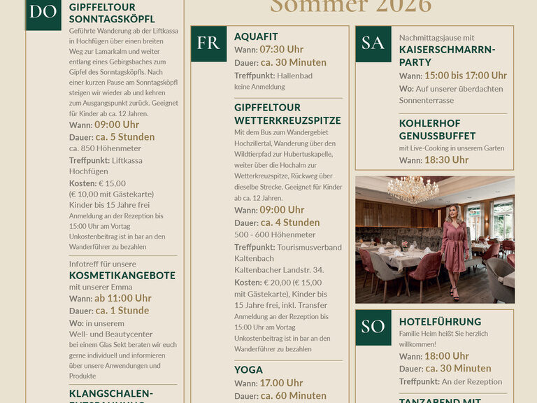 Aktivprogramm Seite 2