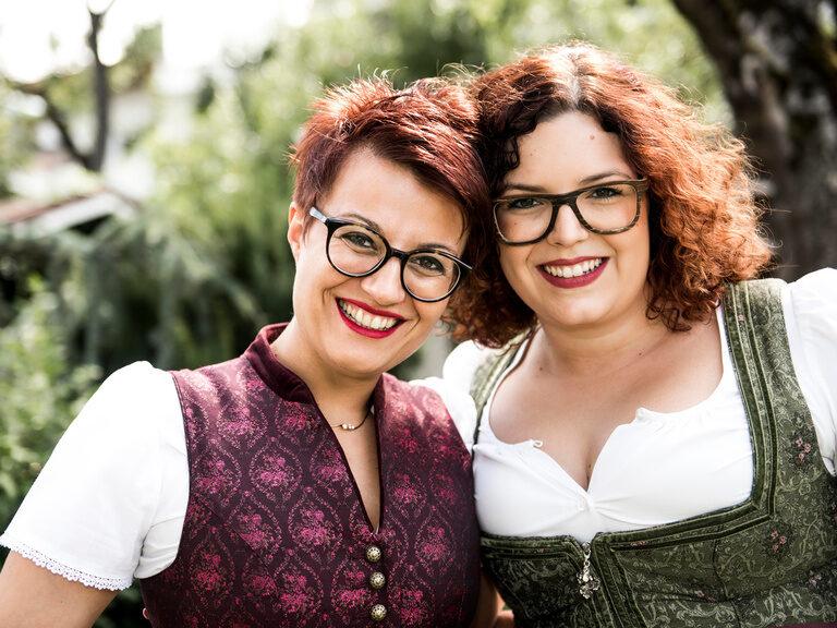 Gastgeberinnen Daniela und Verena