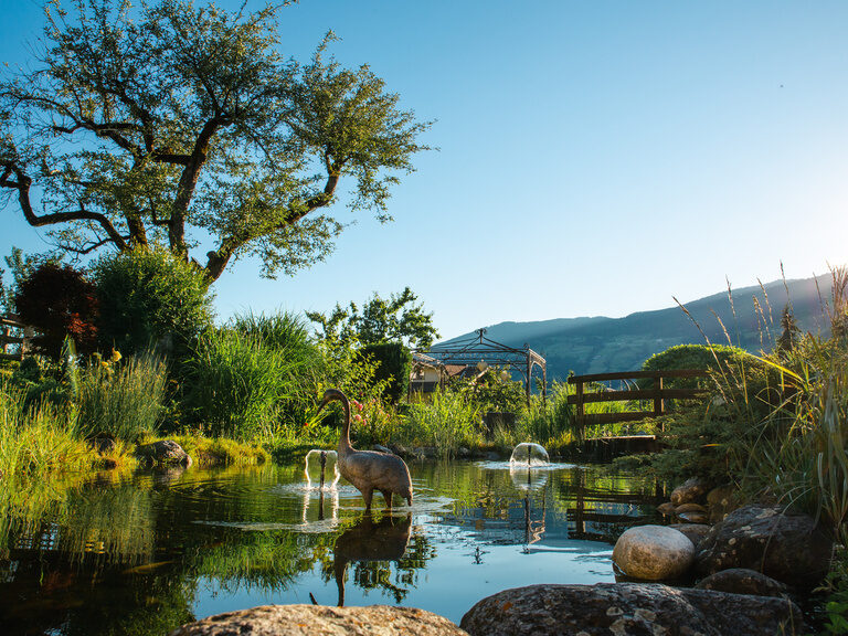 Romantikpark mit Teich